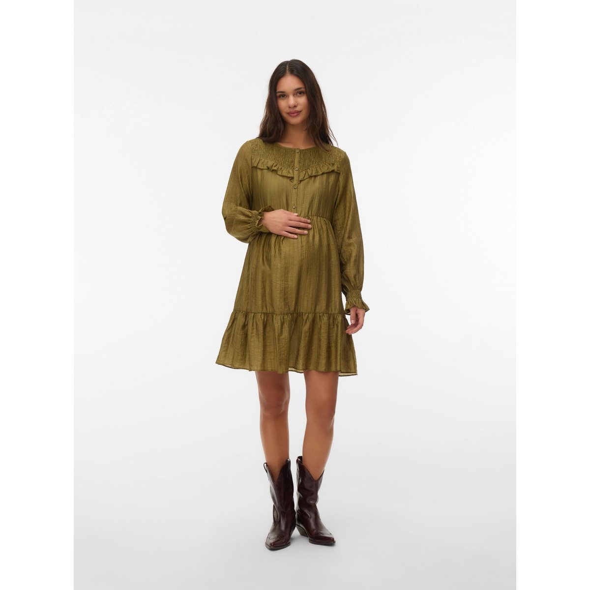Robe calliste green, MAMA LICIOUS