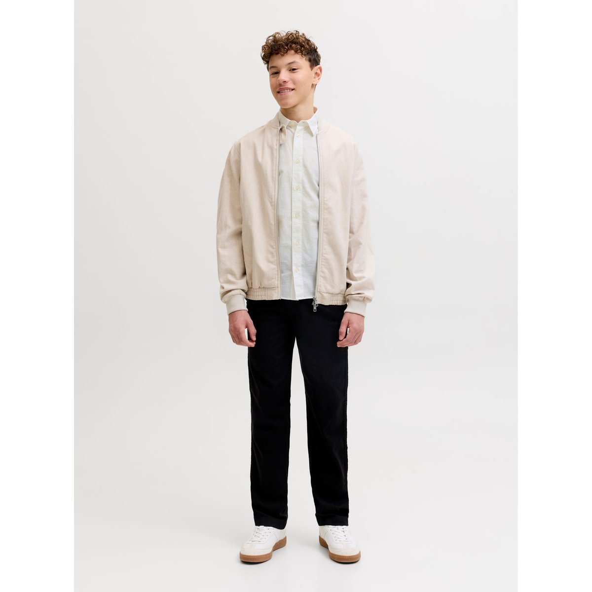Chemise white 1, JACK & JONES JUNIOR