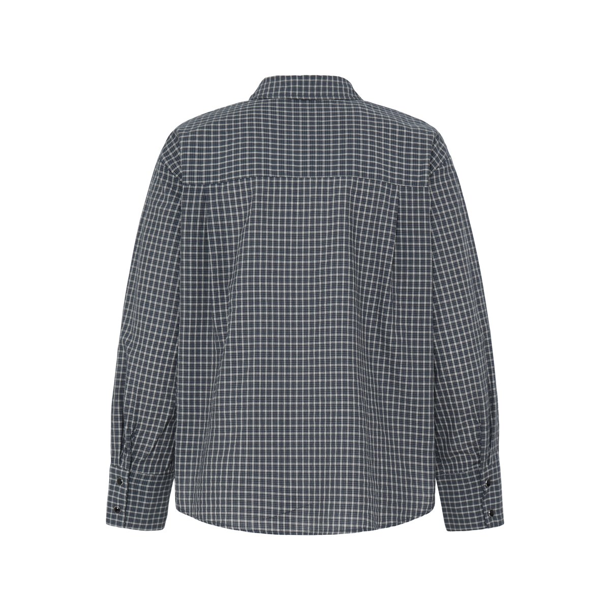 Chemise à manches longues, coupe droite gris asphalt, B.YOUNG