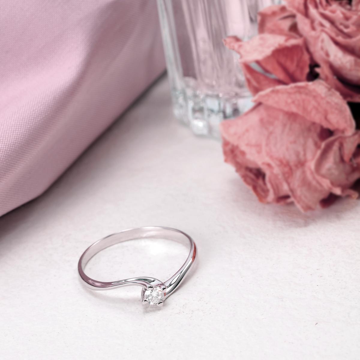 Bague en or blanc 750 B-CLASSIC argent, BLUESPIRIT