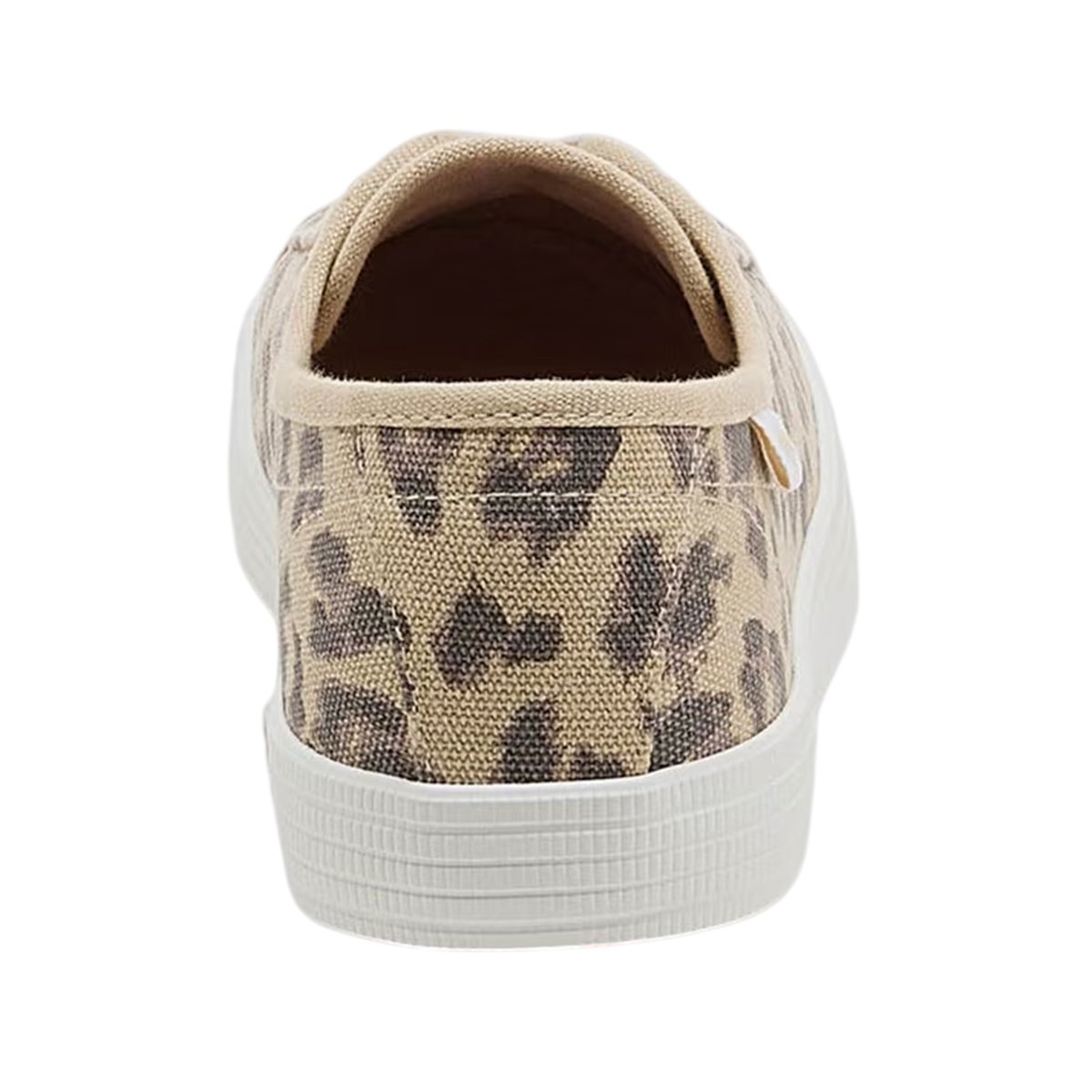 Tennis basses en toile motif/style imprimé léopard fauve, ROCKET DOG