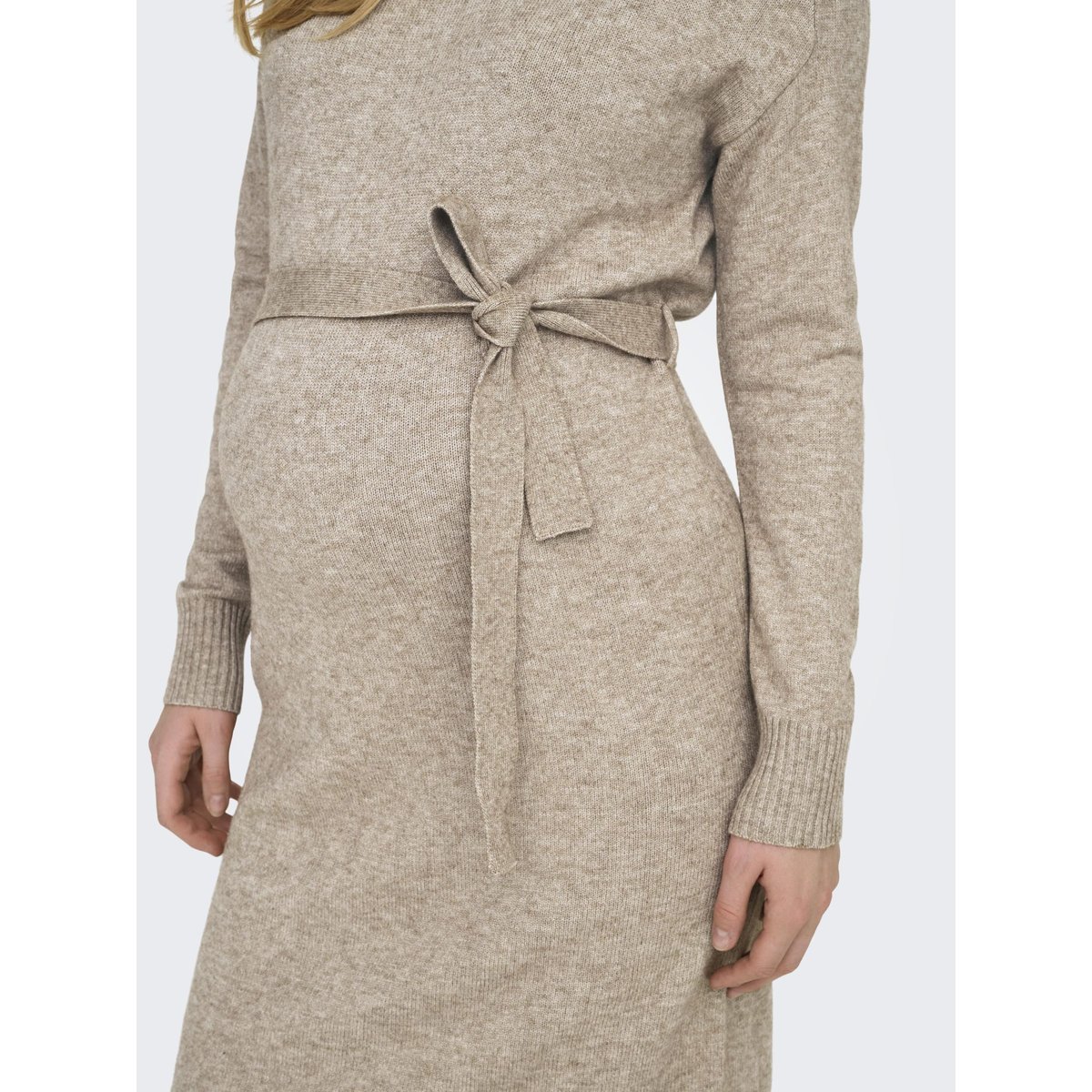 Robe En Maille beige, ONLY