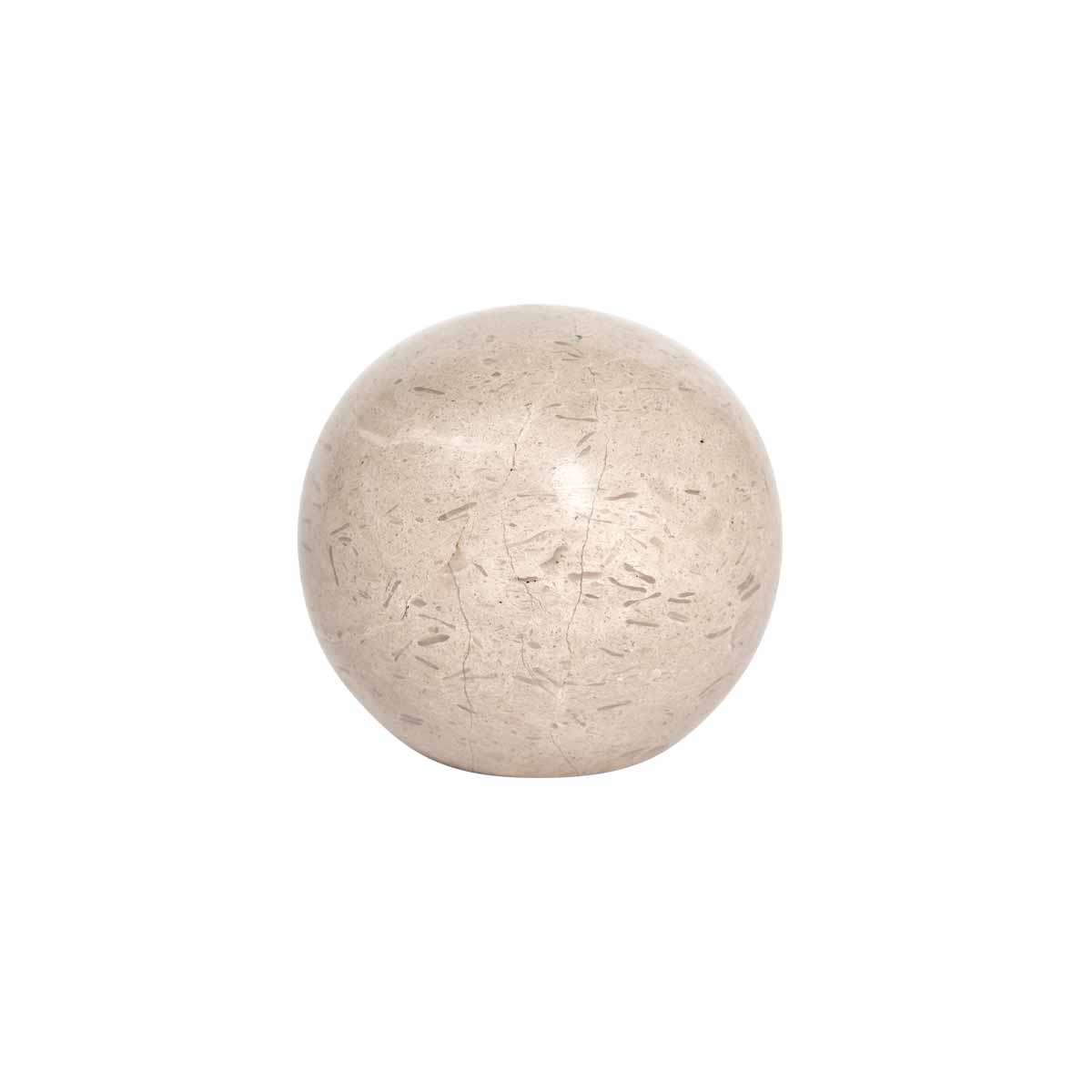 Serre-livres rond en marbre avec motif rond LIVING marron, OYOY LIVING DESIGN