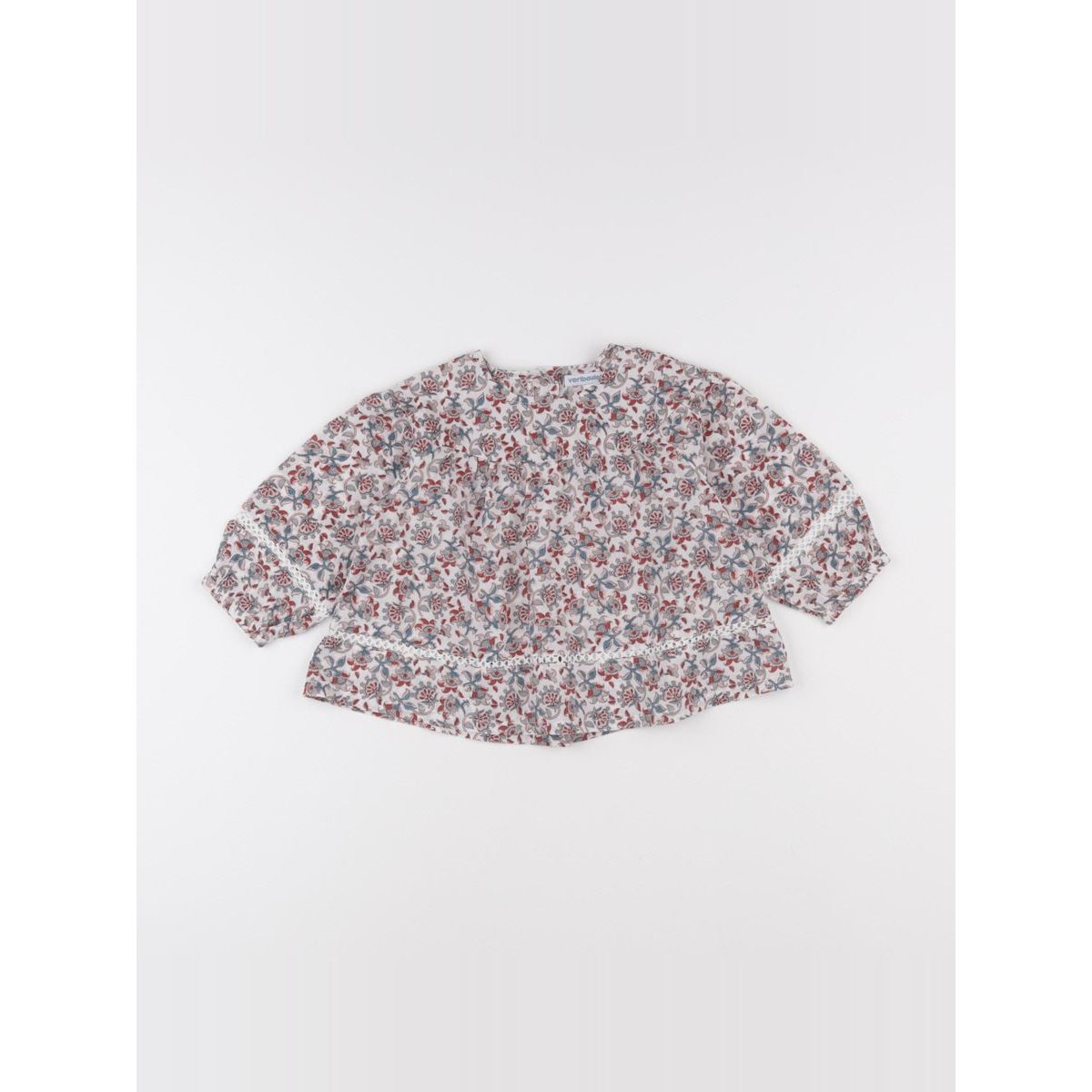 Blouse - Très bon état blanc, rouge, VERTBAUDET