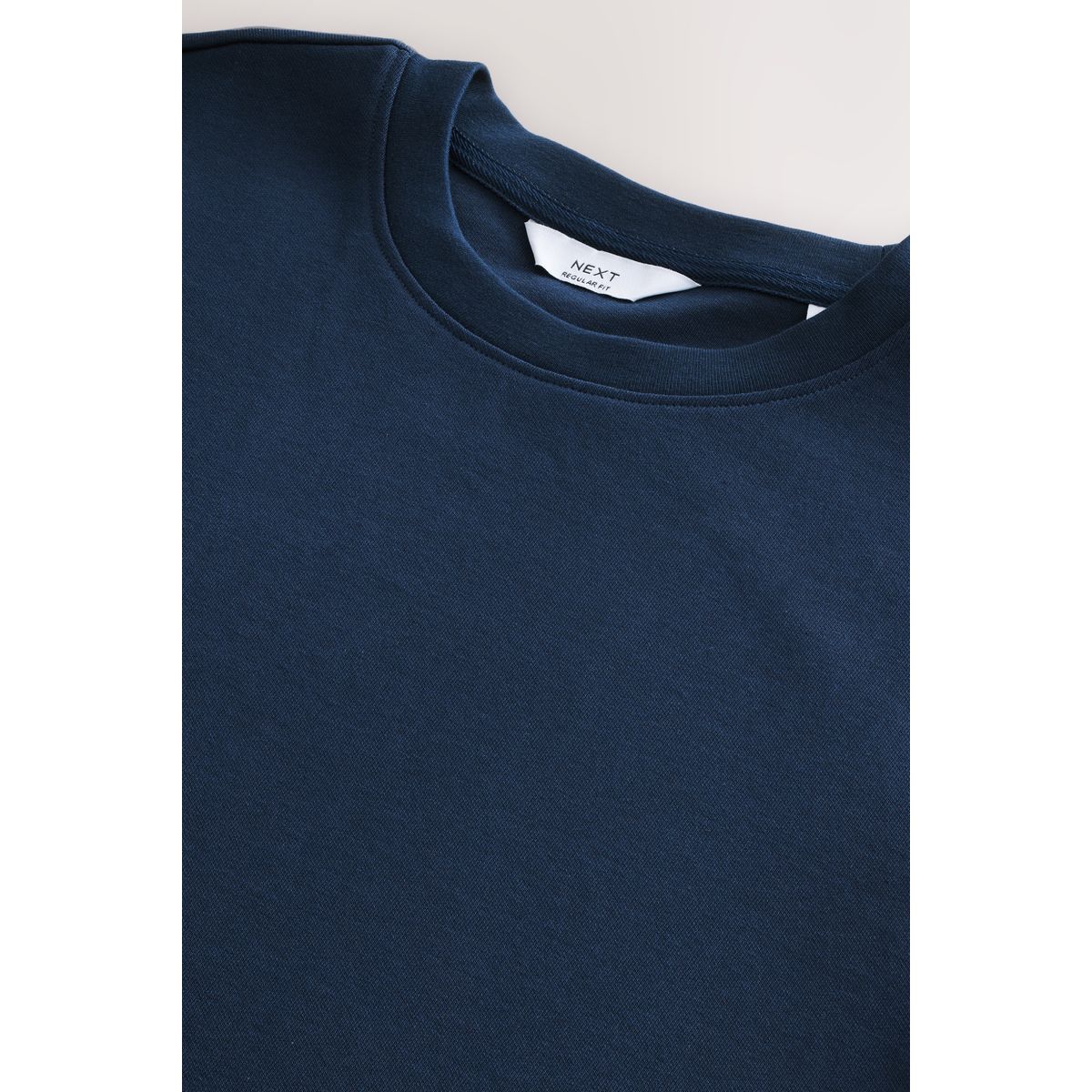 T-shirt habillé en tissu épais et doux bleu marine, NEXT