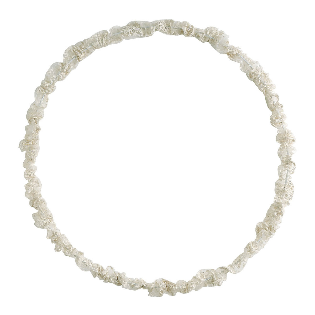 Couronne lumineuse LED - Grand modèle - ø 70 cm écru, MATHILDE M