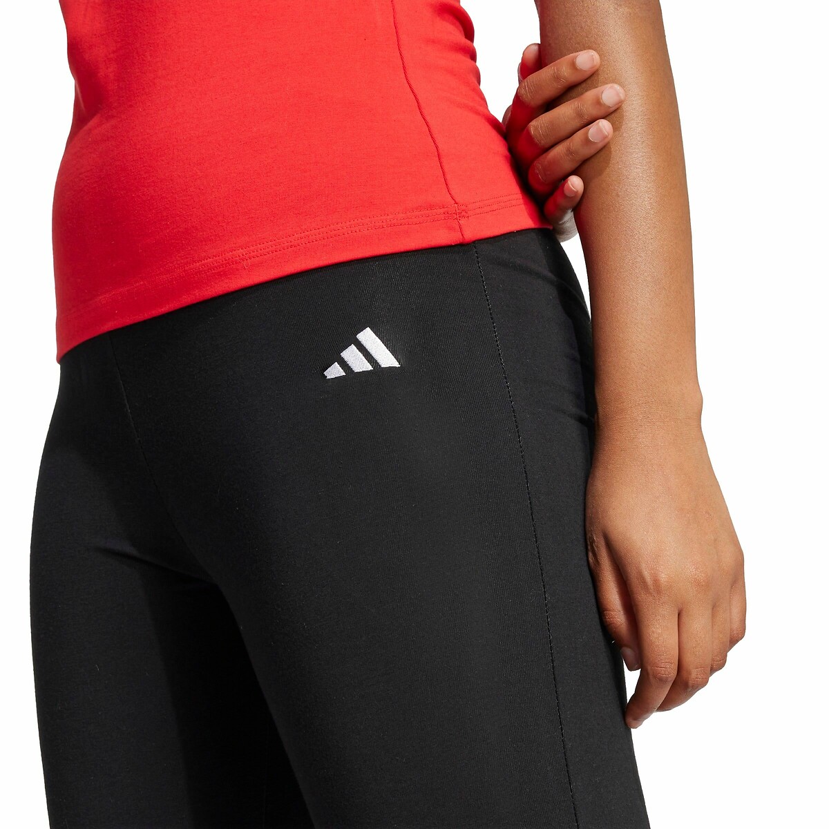 Broek met klein logo Essentials zwart, ADIDAS SPORTSWEAR