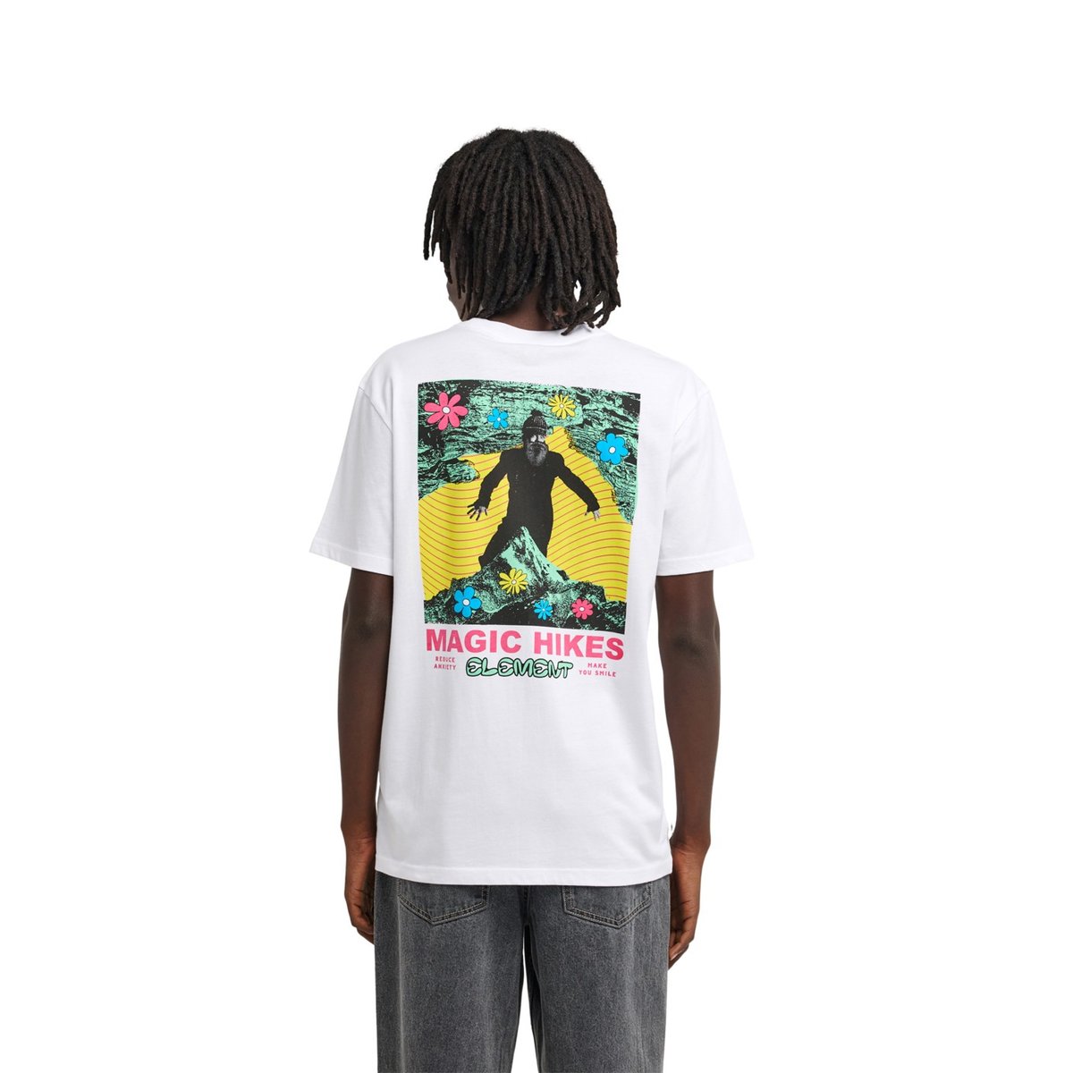 T-Shirt manches courtes MAGIC HIKES blanc optic white, ELEMENT