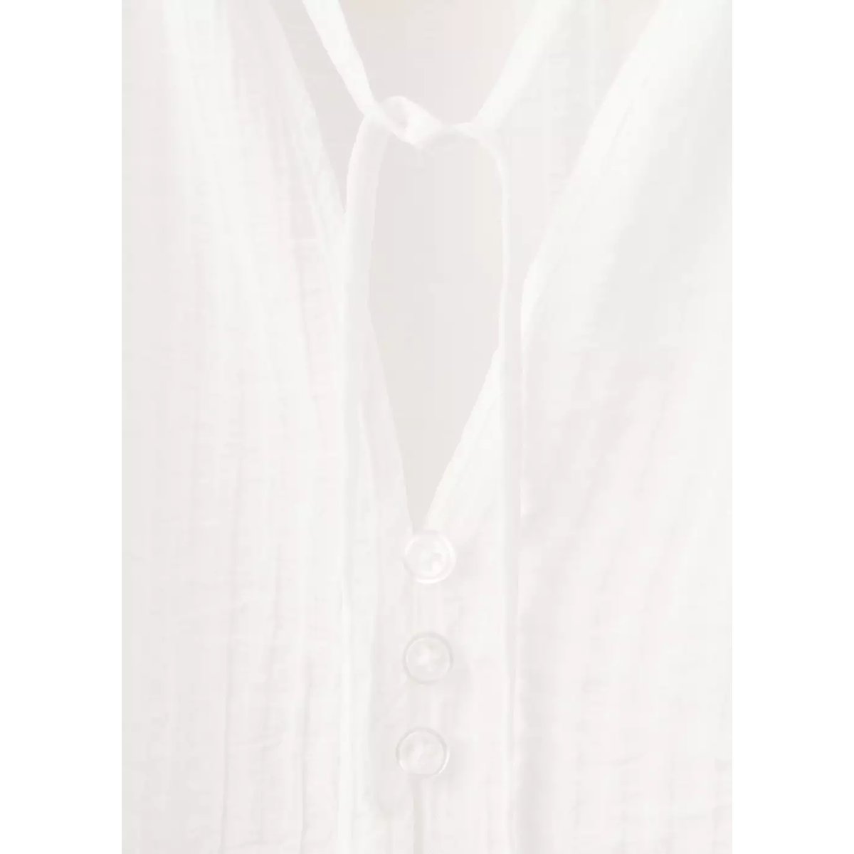 Blouse texturée nœud blanc cassé, MANGO TEEN
