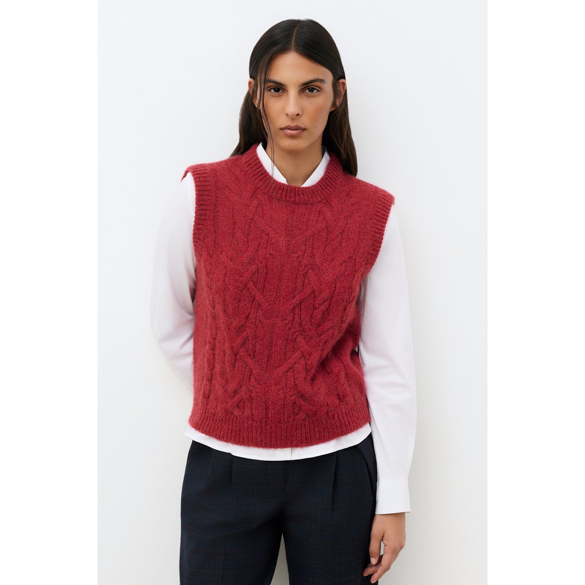 Pull sans manche MLUCIA bordeaux, CAROLL