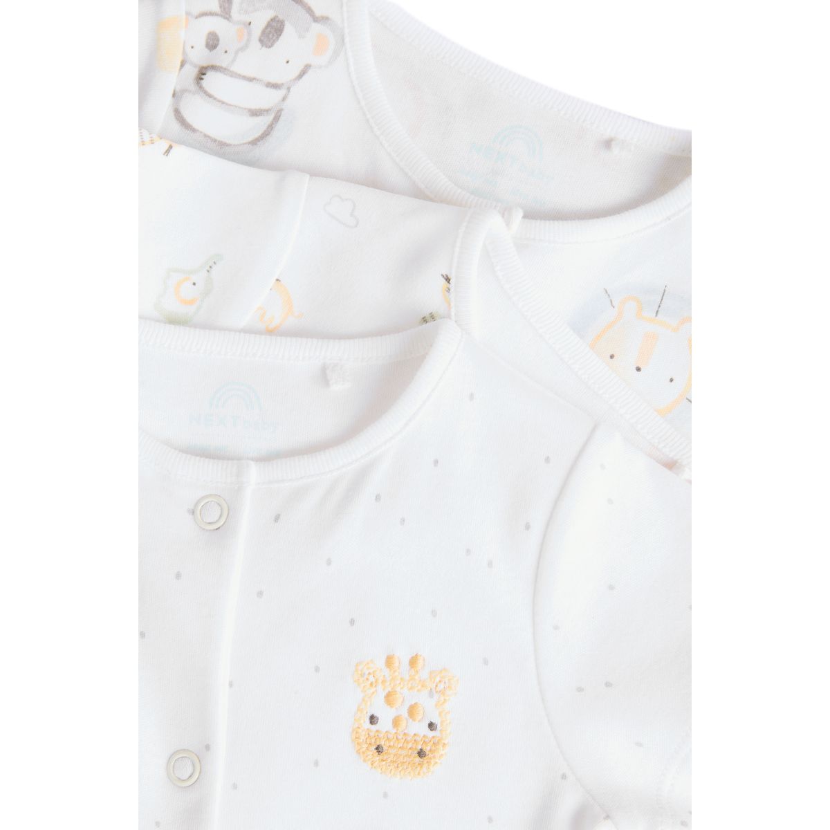Barboteuse bébé, lot de 3 blanc, NEXT