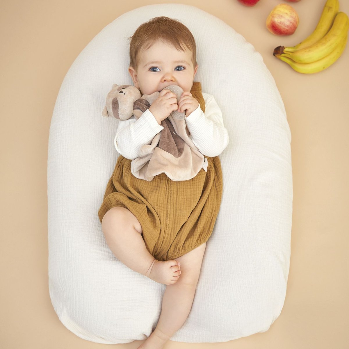 Doudou de dentition beige, marron, KALOO