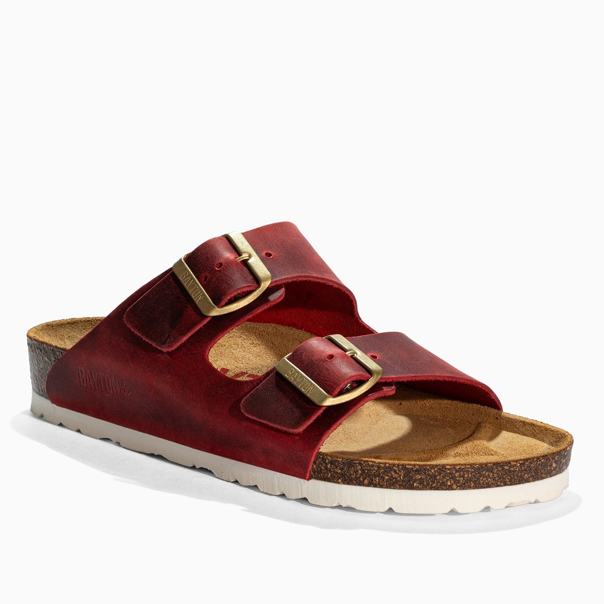 Sandales en cuir ATLAS red, BAYTON