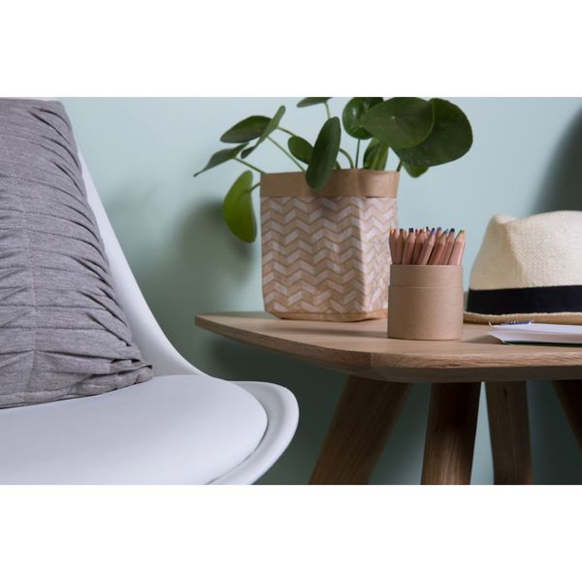 Chaise grise blanc, ZAGO