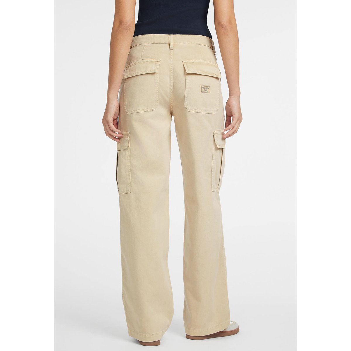 Pantalon Chino Cargo Femme marron, GUESS