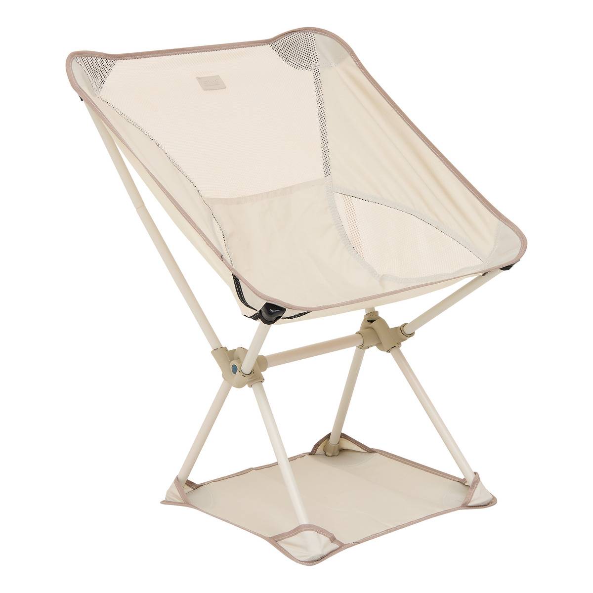 Chaise de camping pliable avec sac beige, 5FIVE SIMPLY SMART