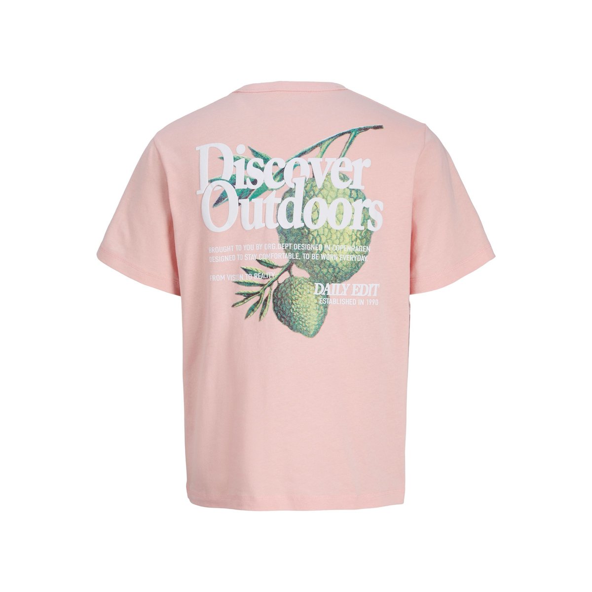 T-Shirt peach melba, JACK & JONES