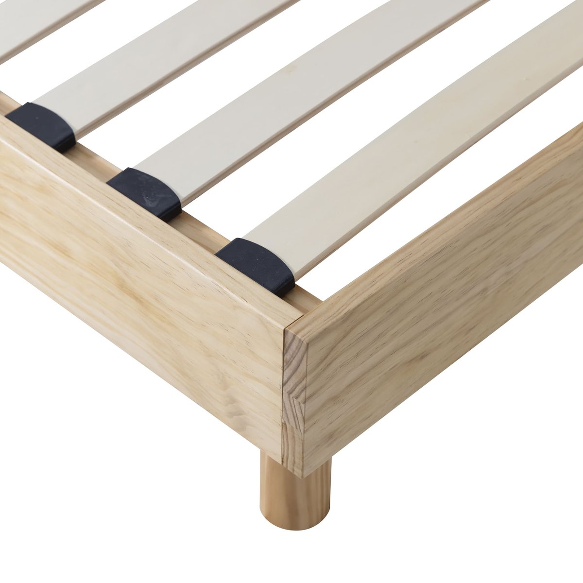 Sommier kit en bois massif bois clair, TERRE DE NUIT
