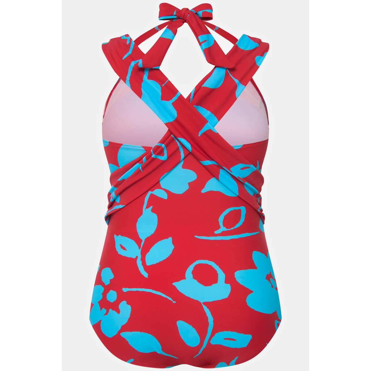 Maillot de bain avec bonnets souples. rouge, ULLA POPKEN