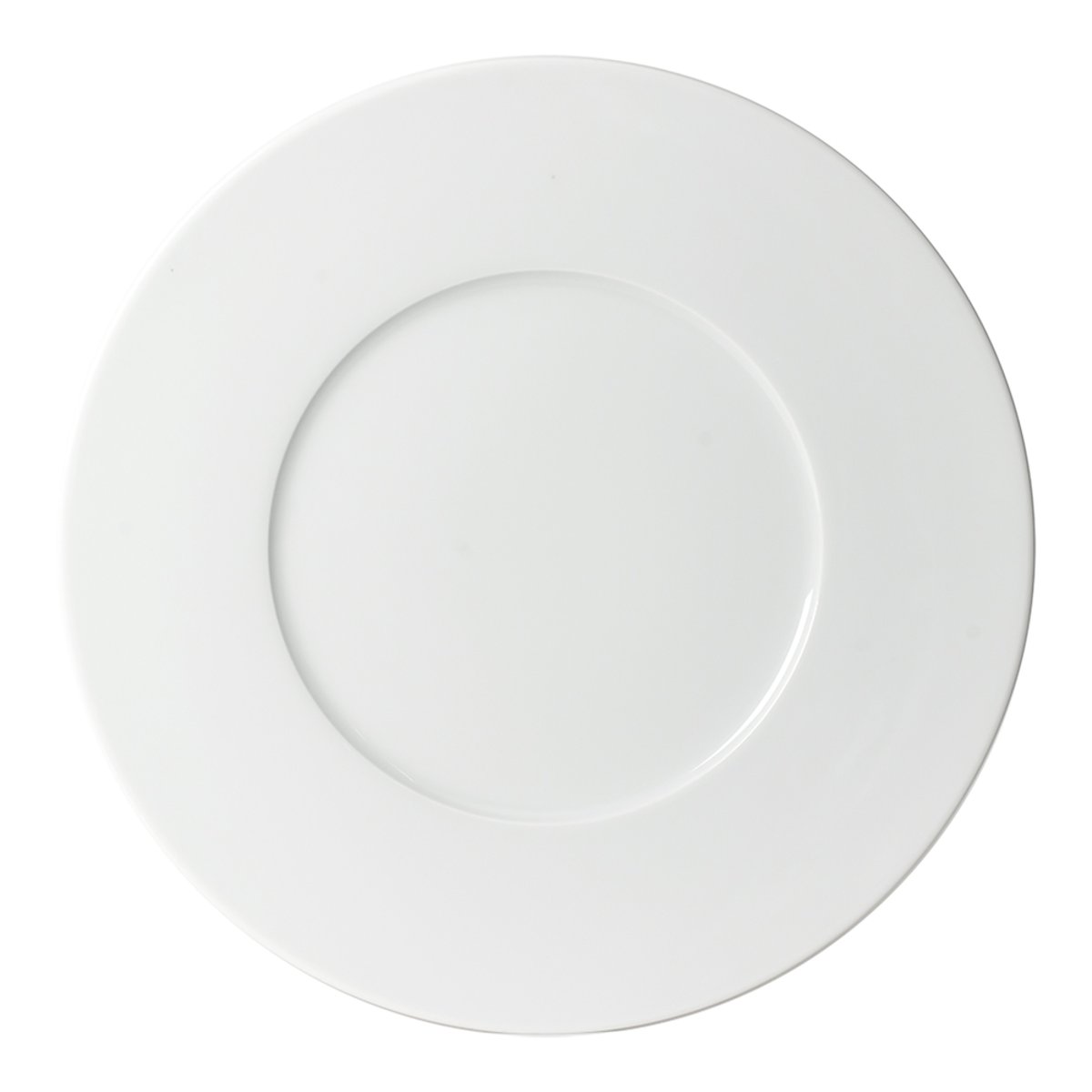 Assiette plate Zen 27 cm (lot de 6) blanc, TREND'UP
