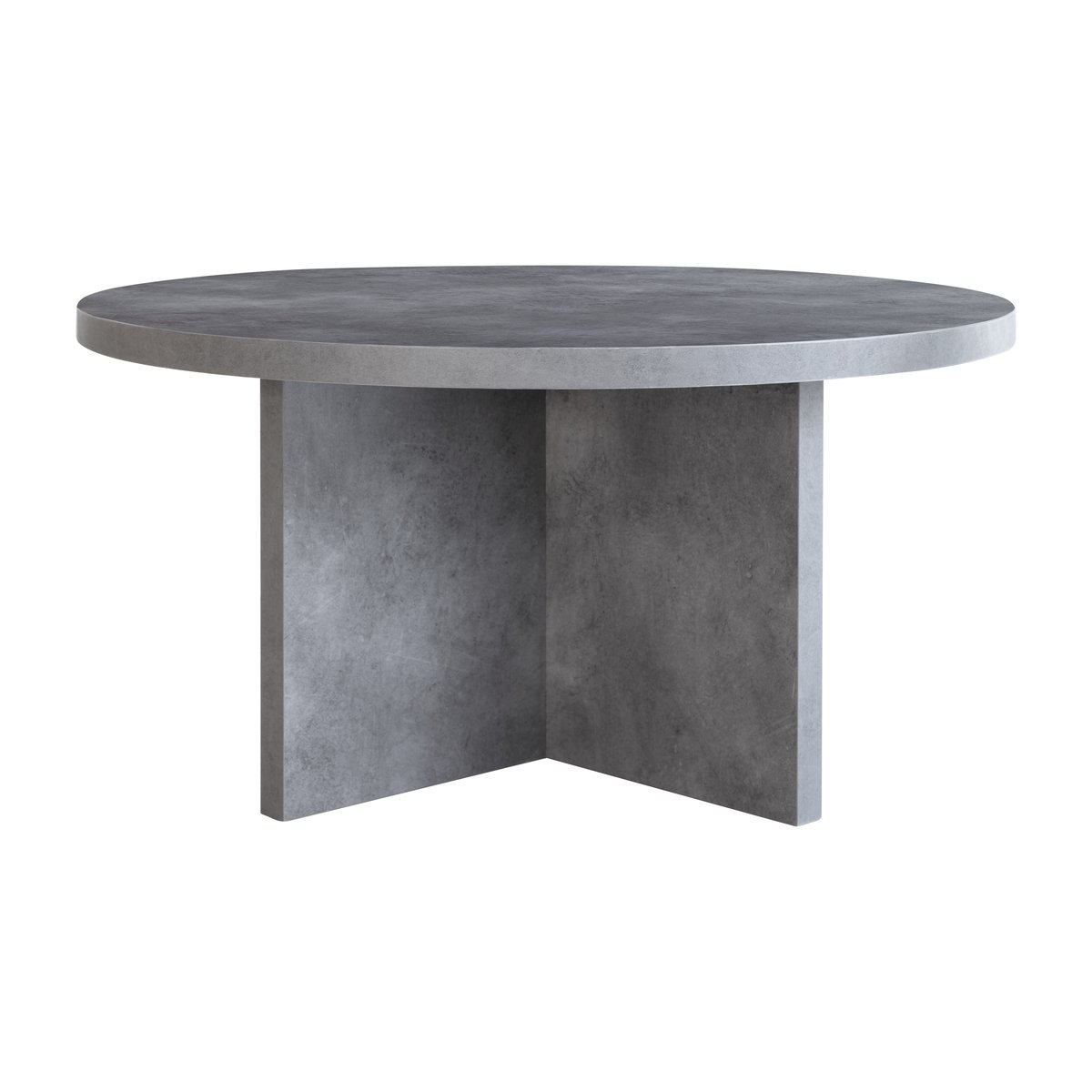 Table basse ronde PAUSA gris microciment, REALLY NICE THINGS