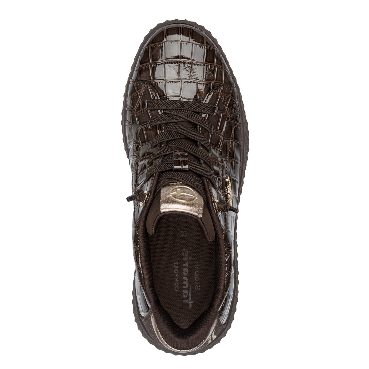 Basket comfort weite marron camel combiné, TAMARIS