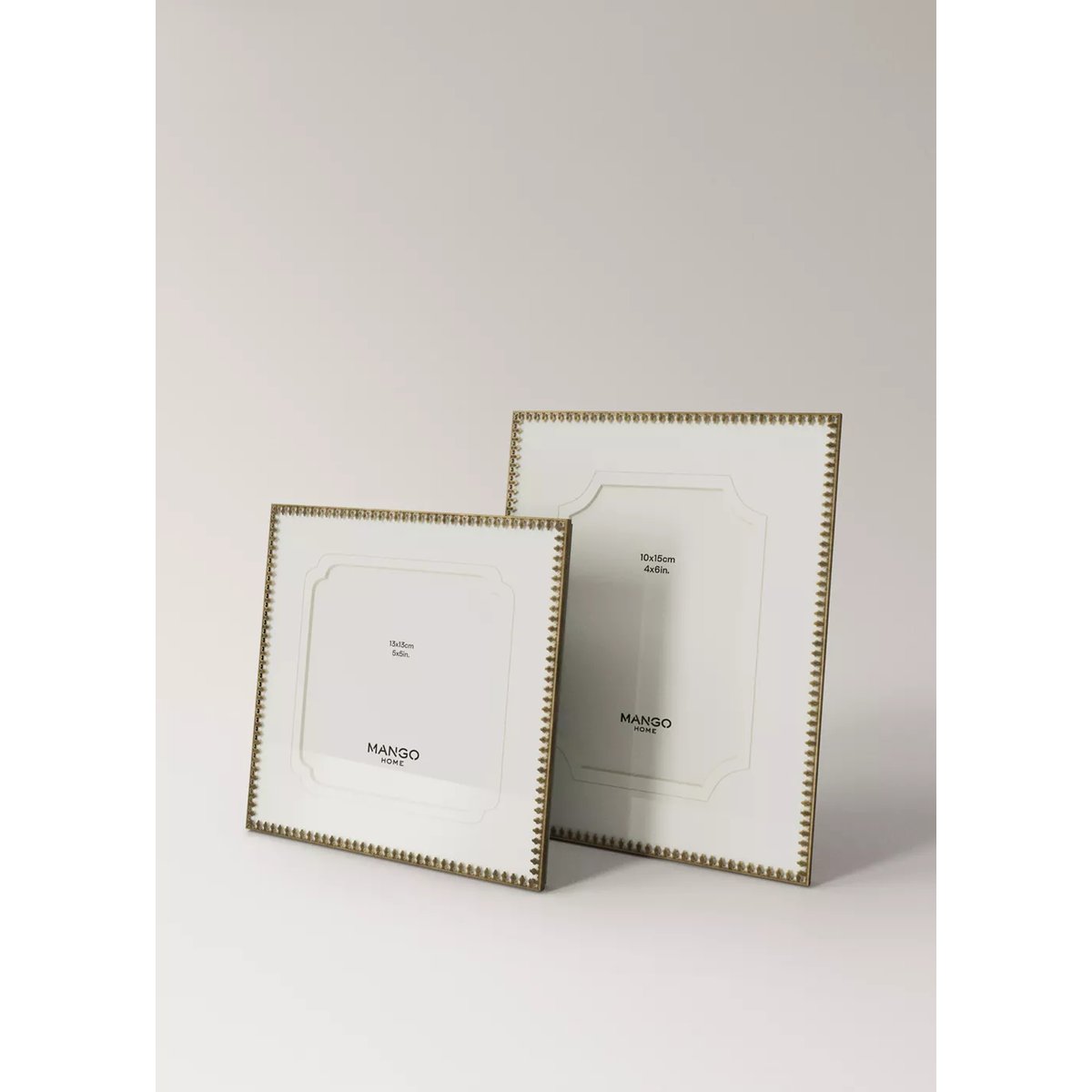 Cadre photo en verre, petit format or, MANGO HOME