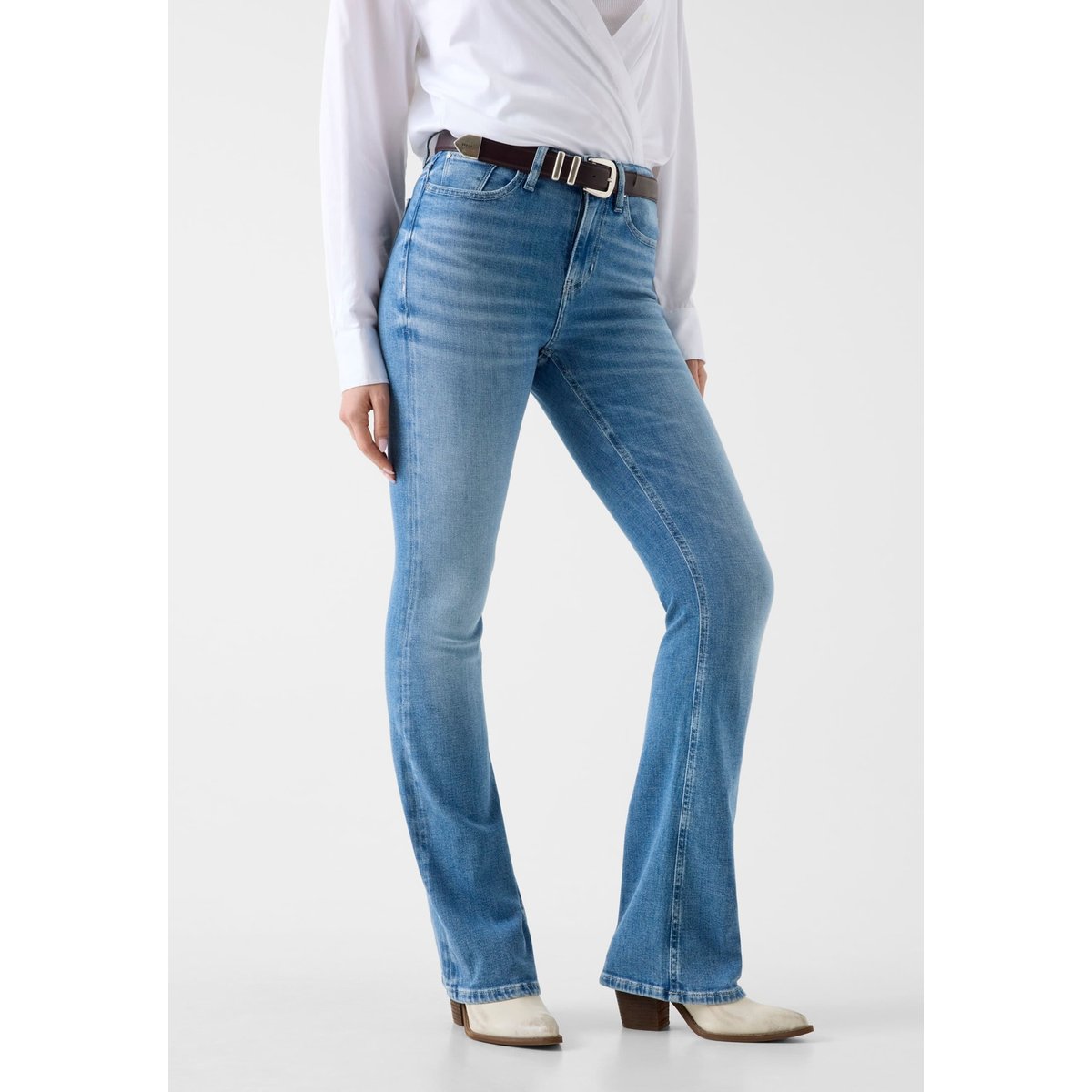 Sexy Flare Jeans bleu, GUESS