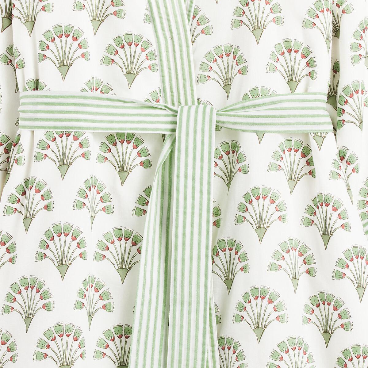 Roupão de banho estampado, avesso em turco, Joyce estampado, LA REDOUTE INTERIEURS