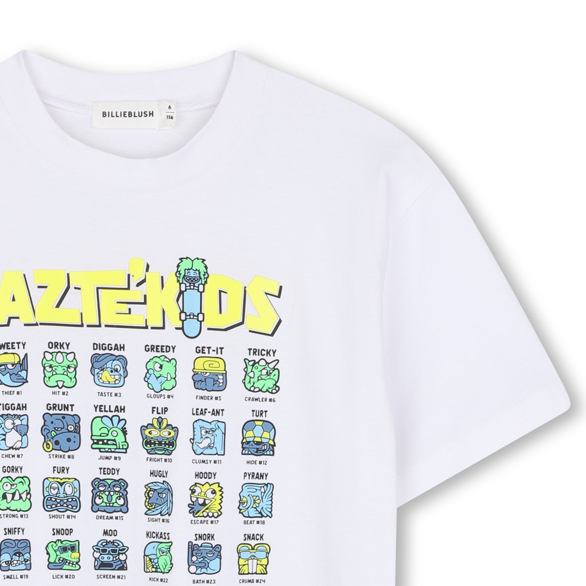 Tee-shirt manches courtes blanc, BILLIEBLUSH