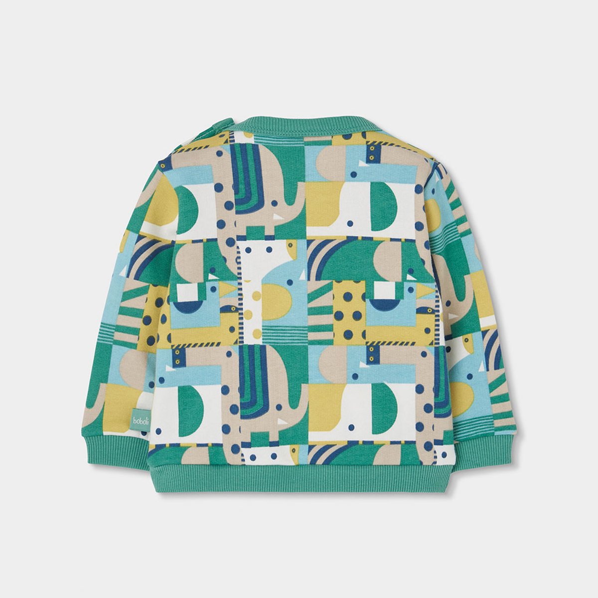 Ensemble bébé garçon maille imprimé géométrique multicolore, BOBOLI