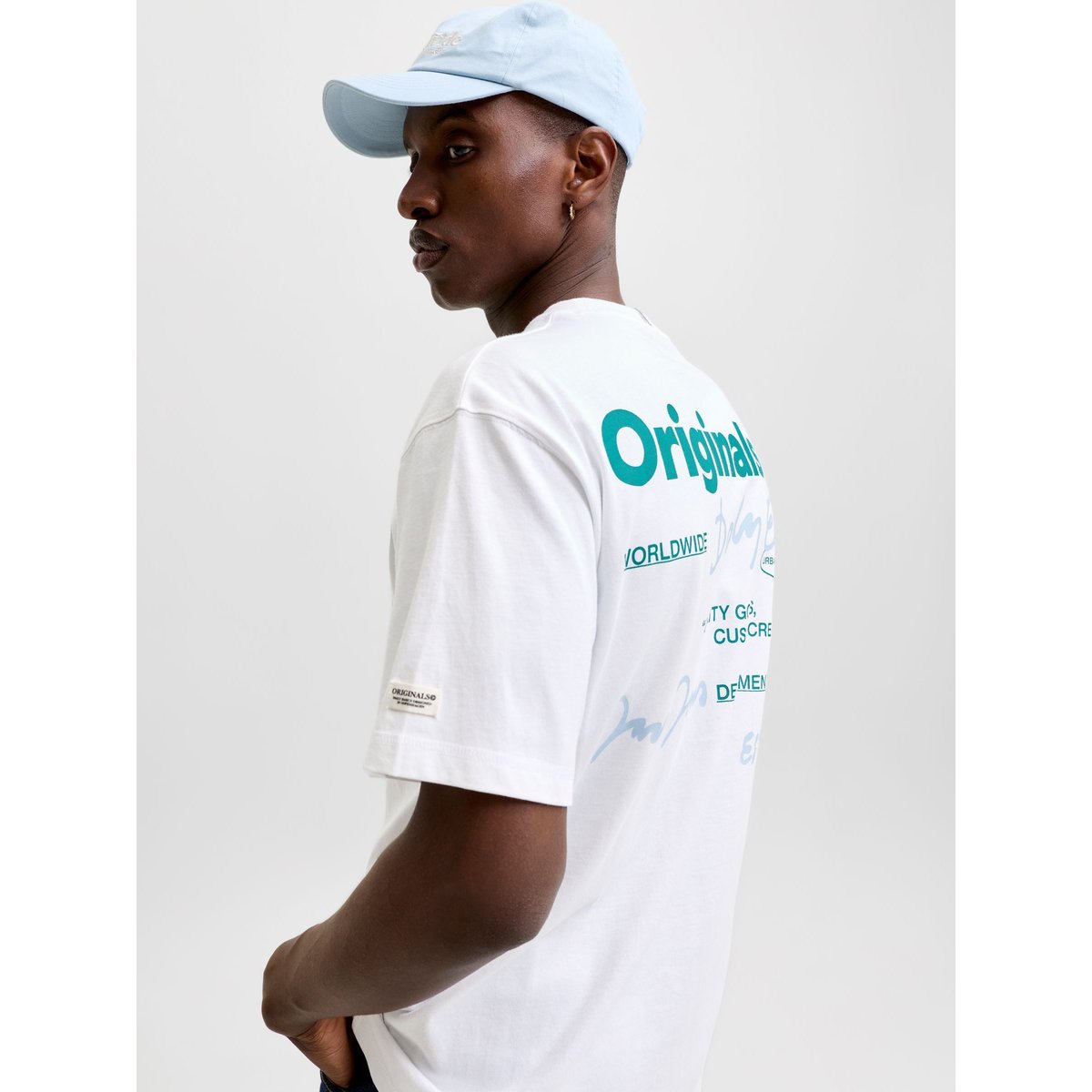 T-Shirt bright white 1, JACK & JONES