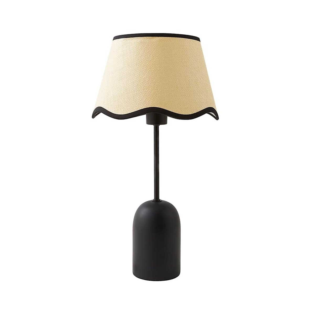 Kory Dome Table Lamp with Scallop Shade natural, ÉDITÉ