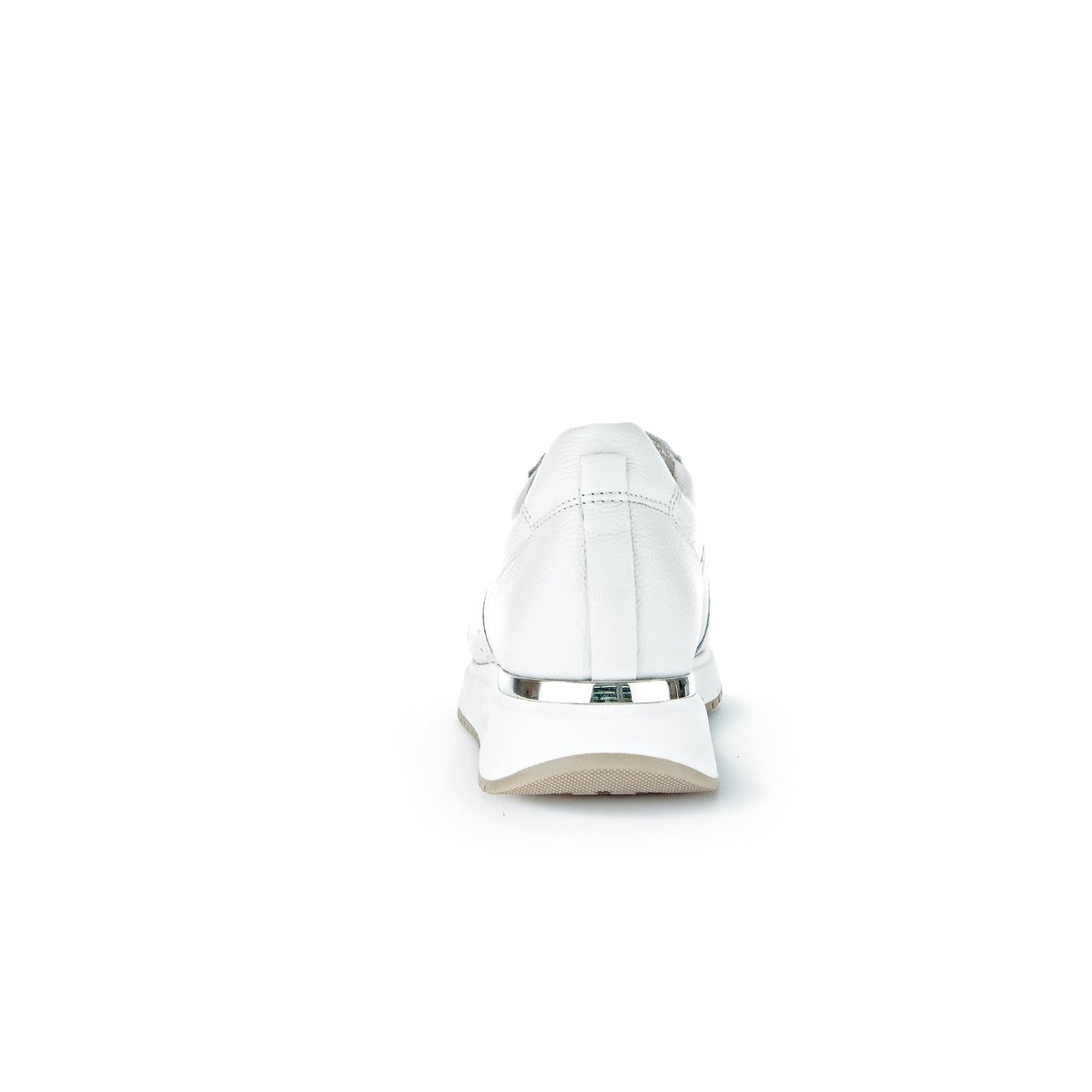 Baskets en cuir blanc, GABOR