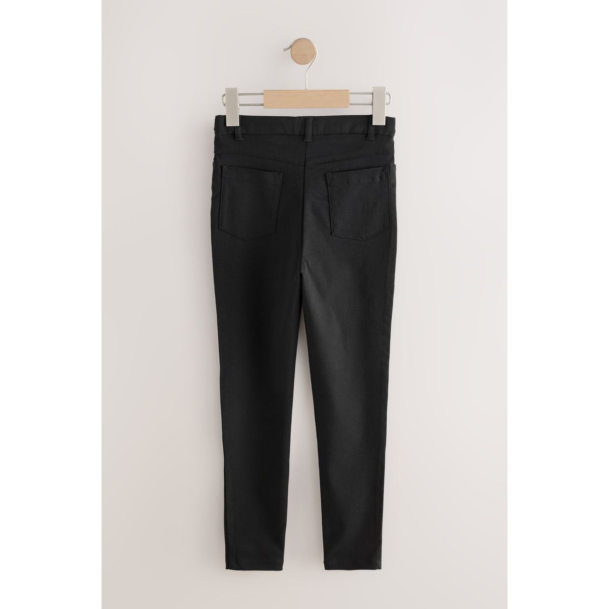 Pantalon skinny school stretch à taille haute noir, NEXT