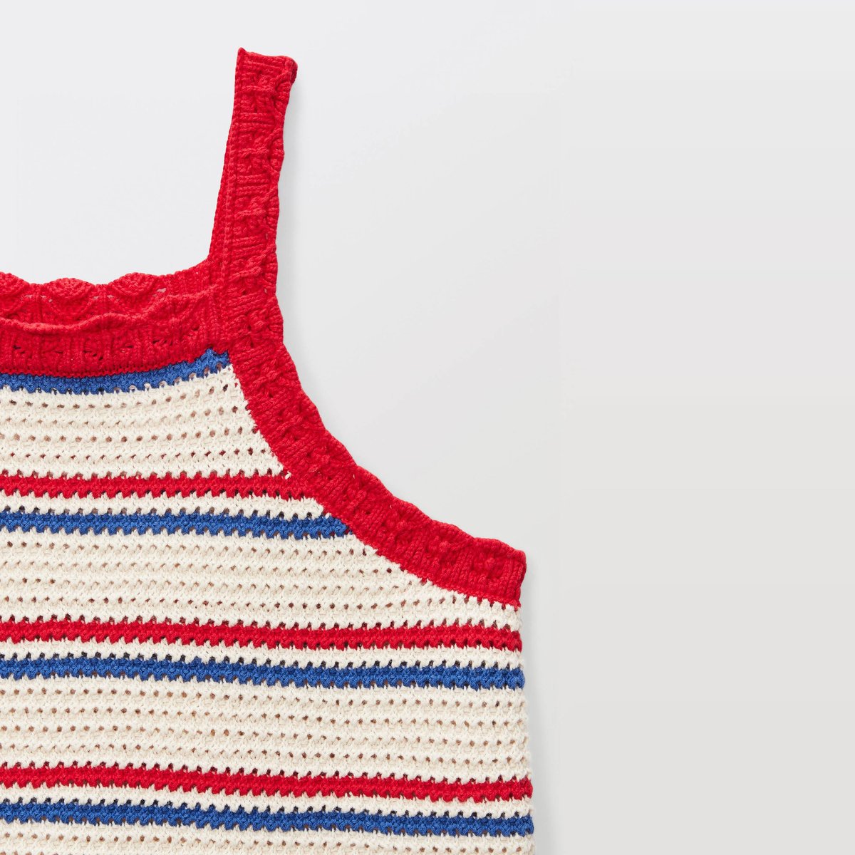 Top en crochet butter cream, MONOPRIX