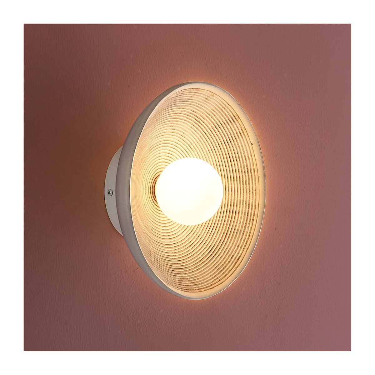 Applique avec boule en verre - AMAYA blanc, KOSILUM