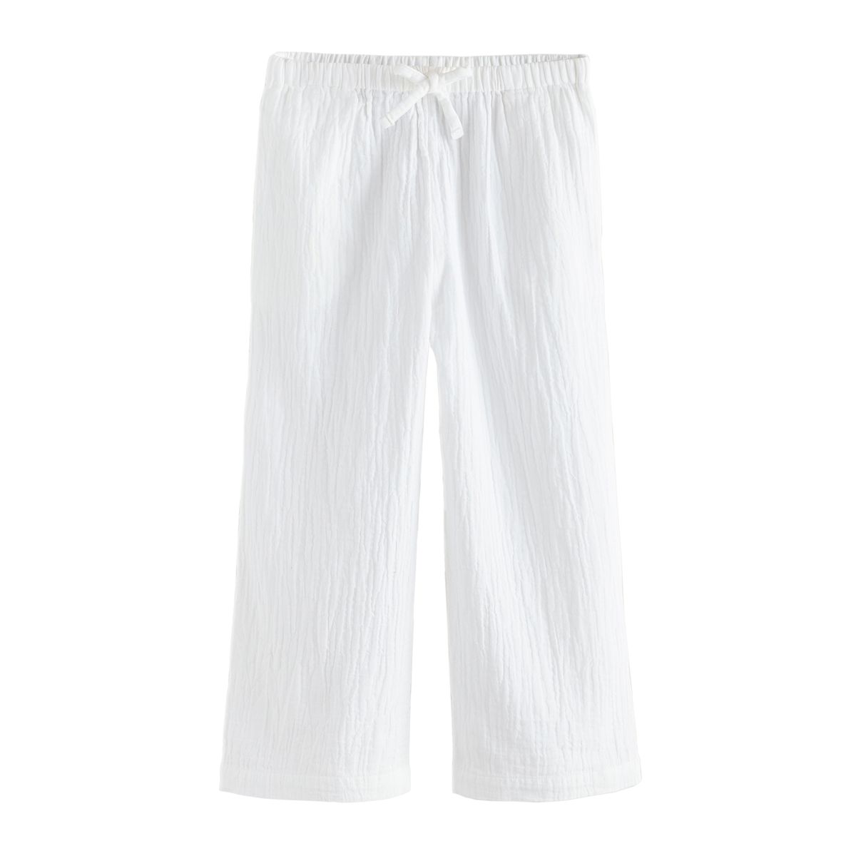 Pantalon large, lot de 2 bleu marine / blanc, NEXT