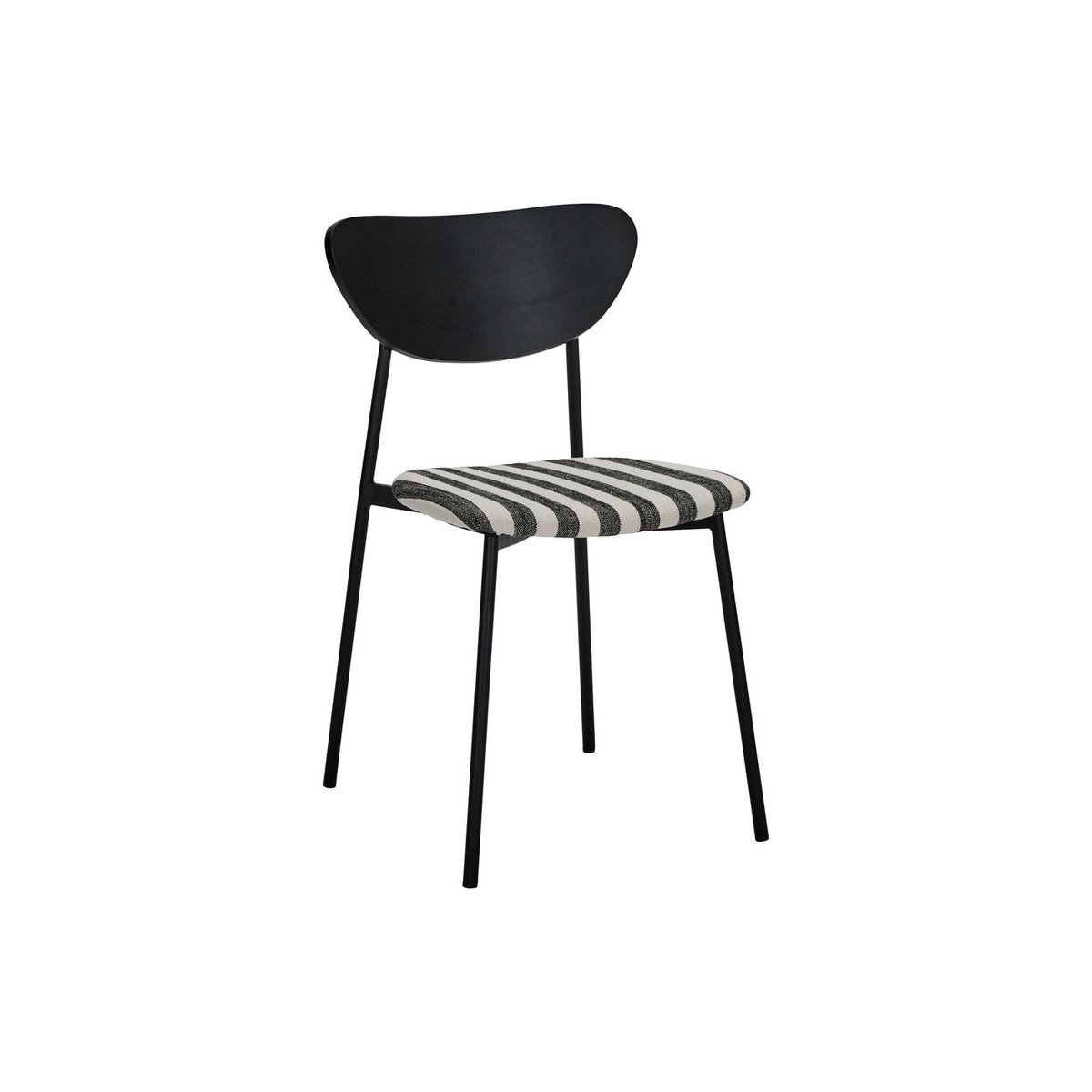 Chaises Must lot de 2 noir, blanc cassé, HOUSE DOCTOR