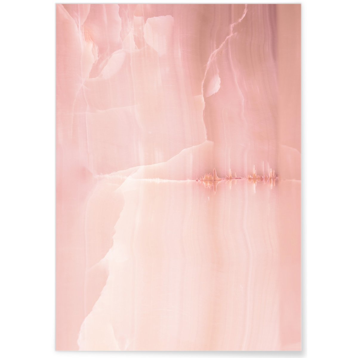 Poster Marbre Rose blanc, L'AFFICHERIE