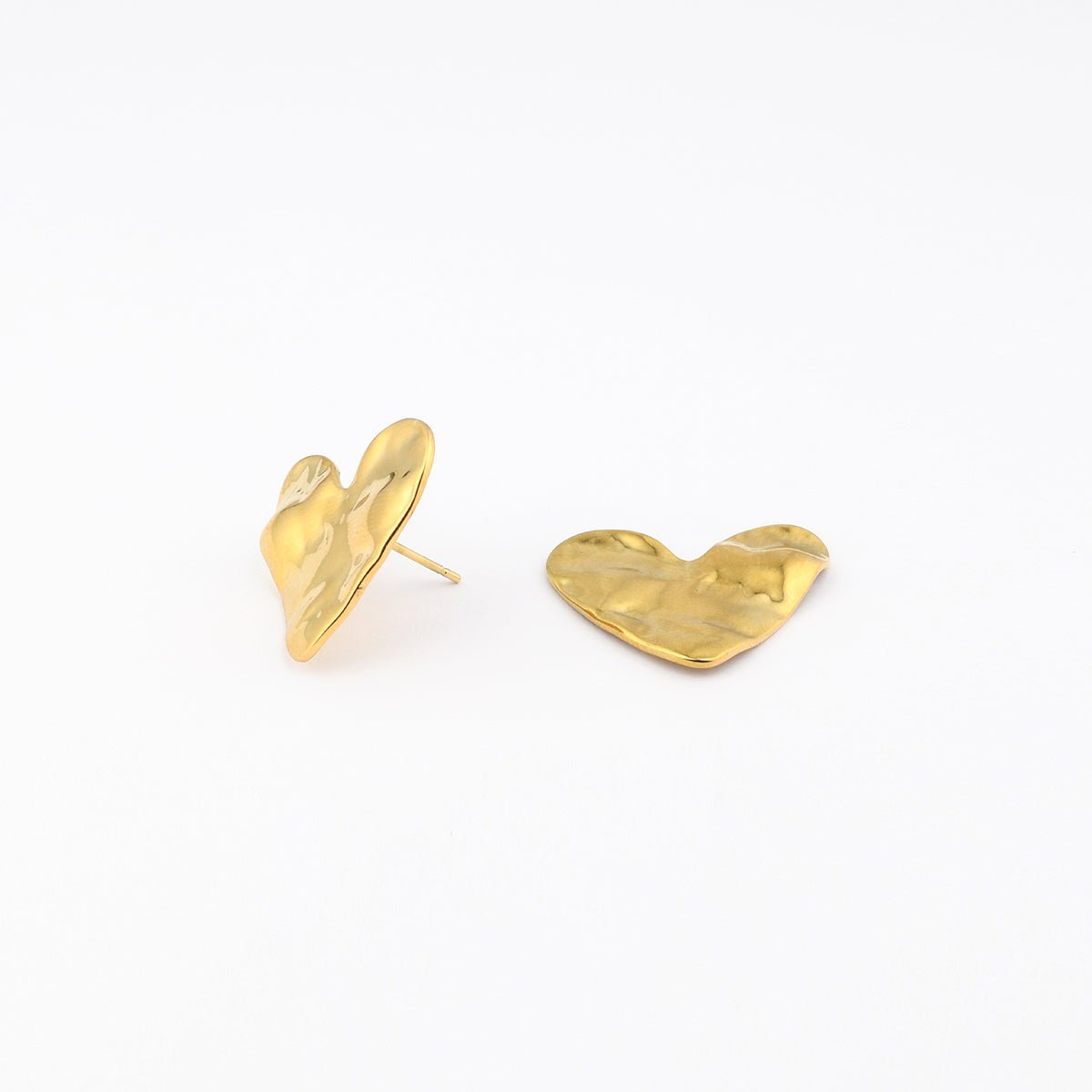 Boucles d'oreilles cœurs acier inoxydable aucun, BALABOOSTE