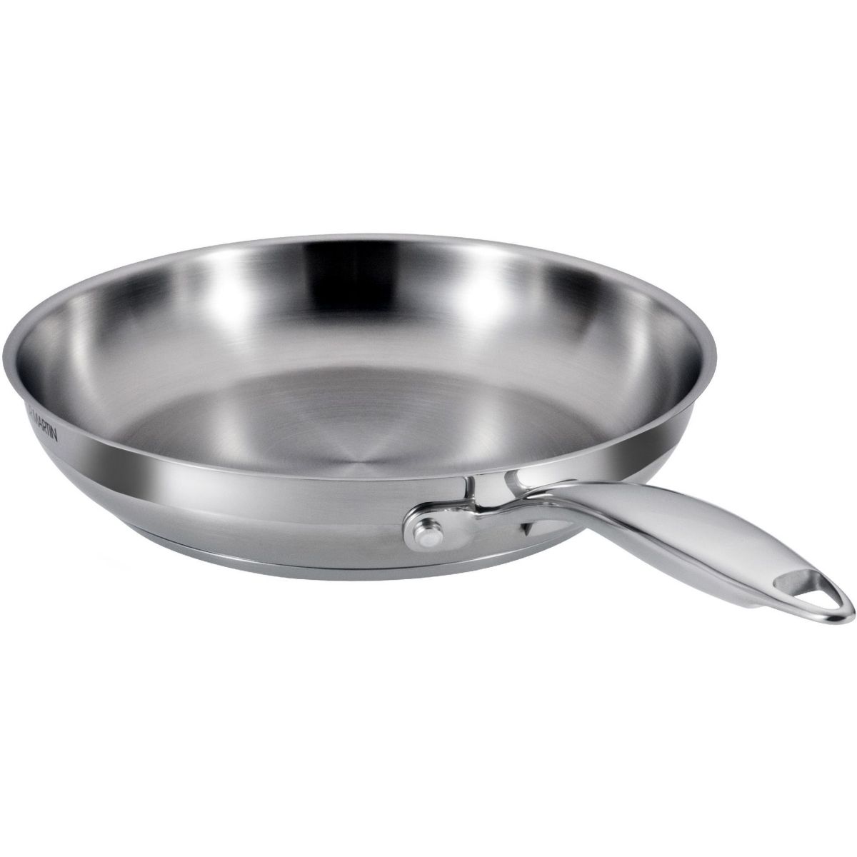 Poêle 24cm Inox couleur unique, ARTHUR MARTIN