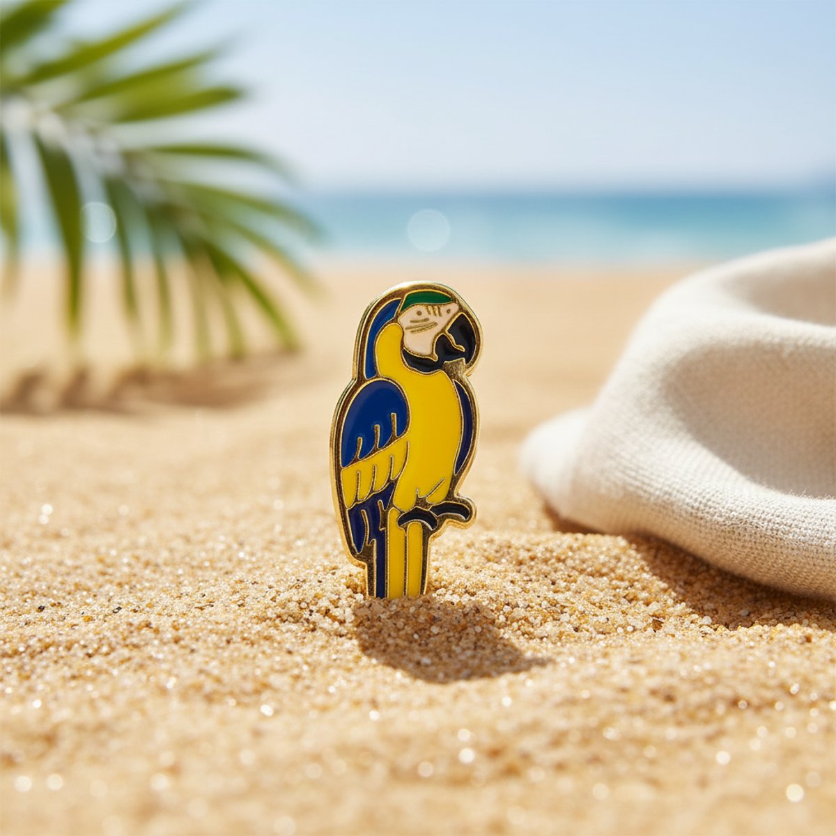 Pins PAPAGAIO - Jaune jaune, CACATOES