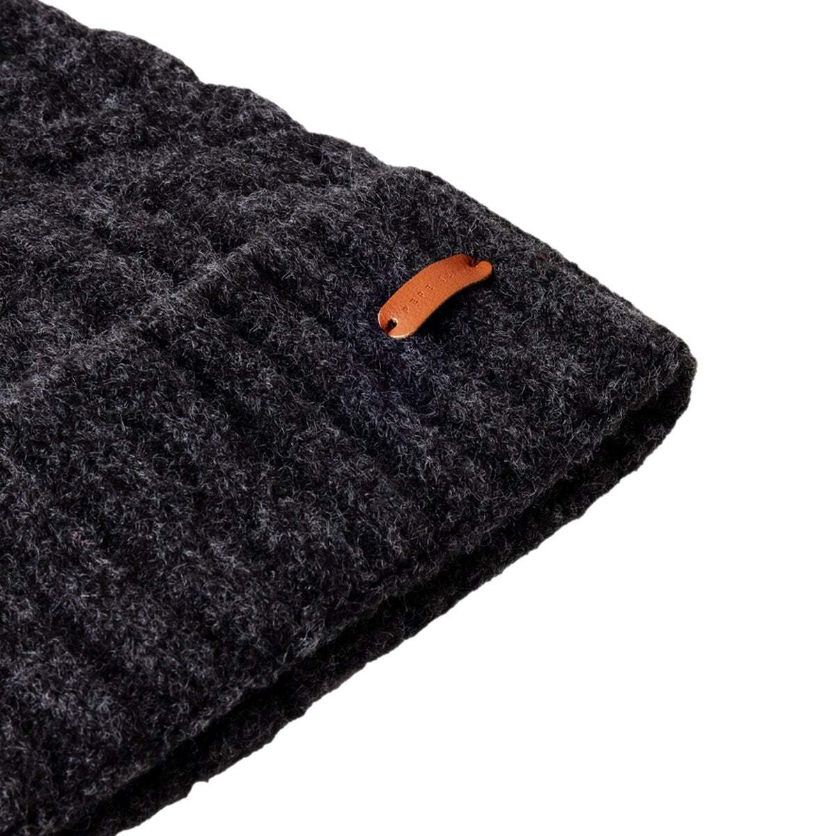 Bonnet En Maille Torsadée gris granit, PEPE JEANS