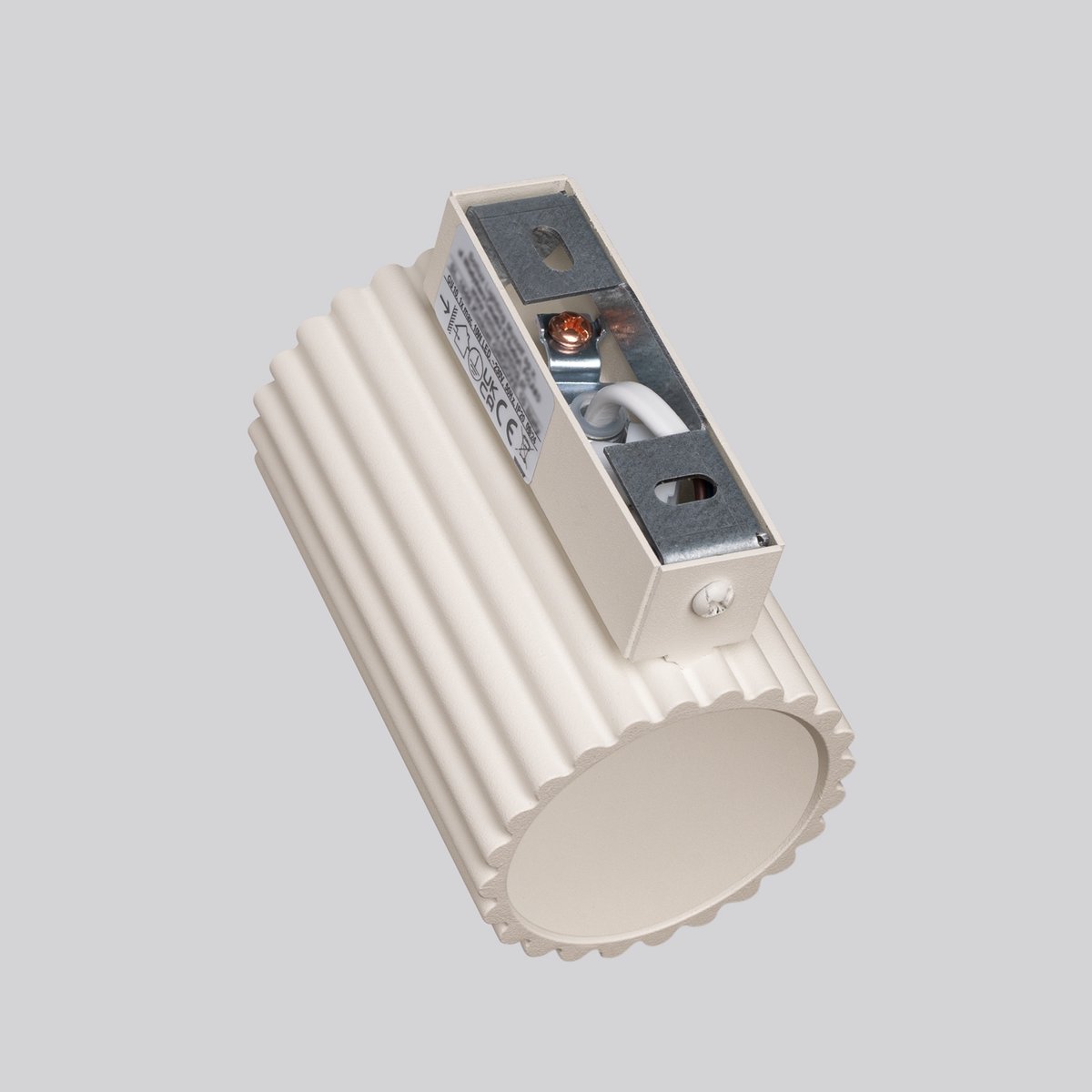 Applique Aluminium Beige GU10 1 Karbon 10 beige, EDEN
