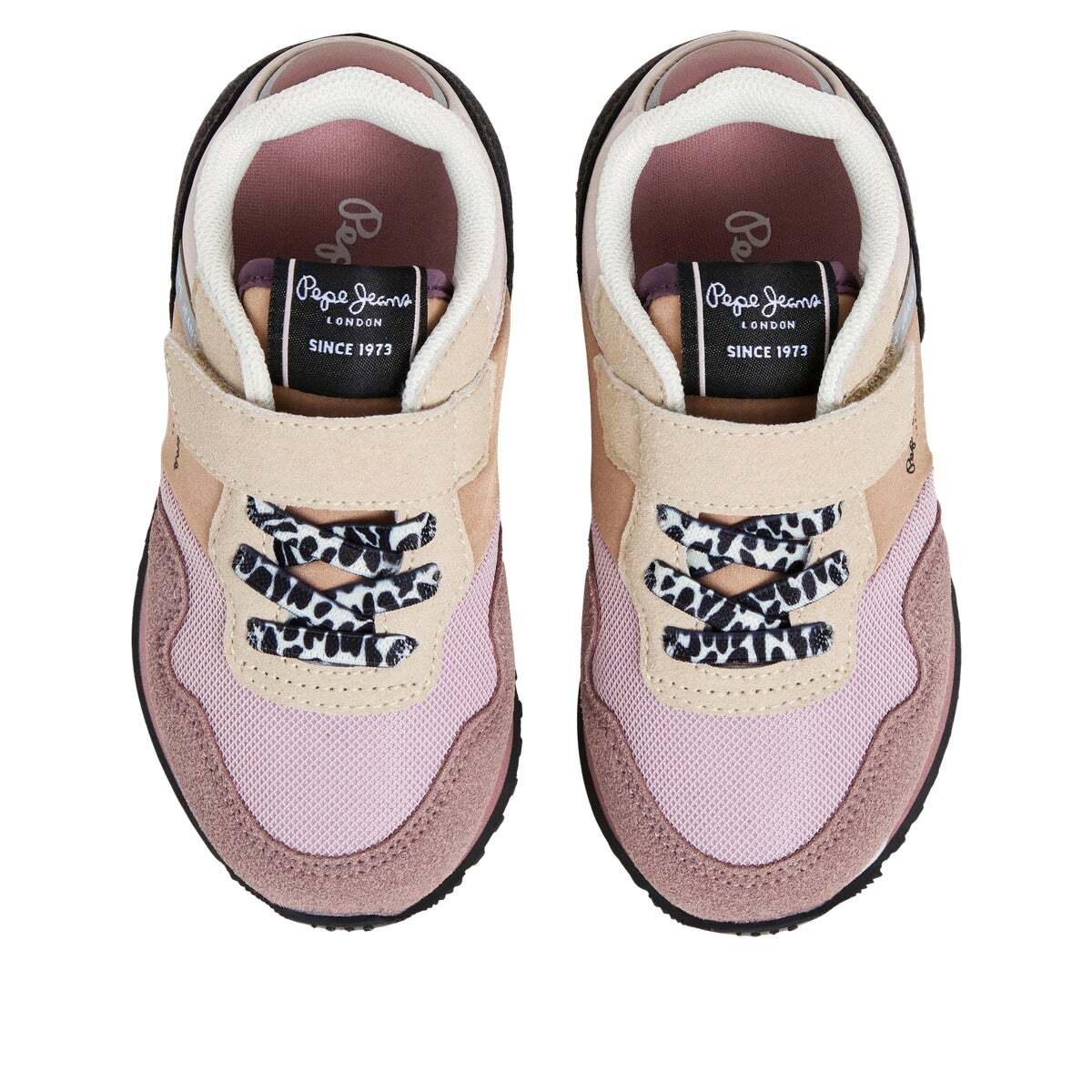 Baskets Running Avec Fermeture Velcro rose décoloré, PEPE JEANS