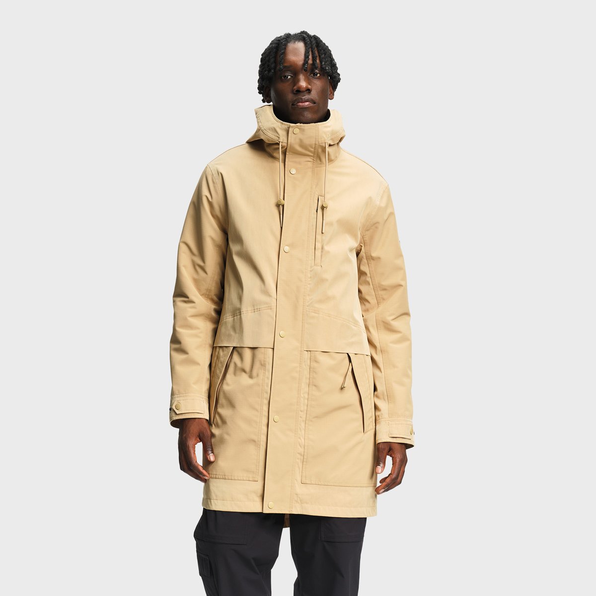 Parka fishtail à capuche T-KIT naturel, AIGLE
