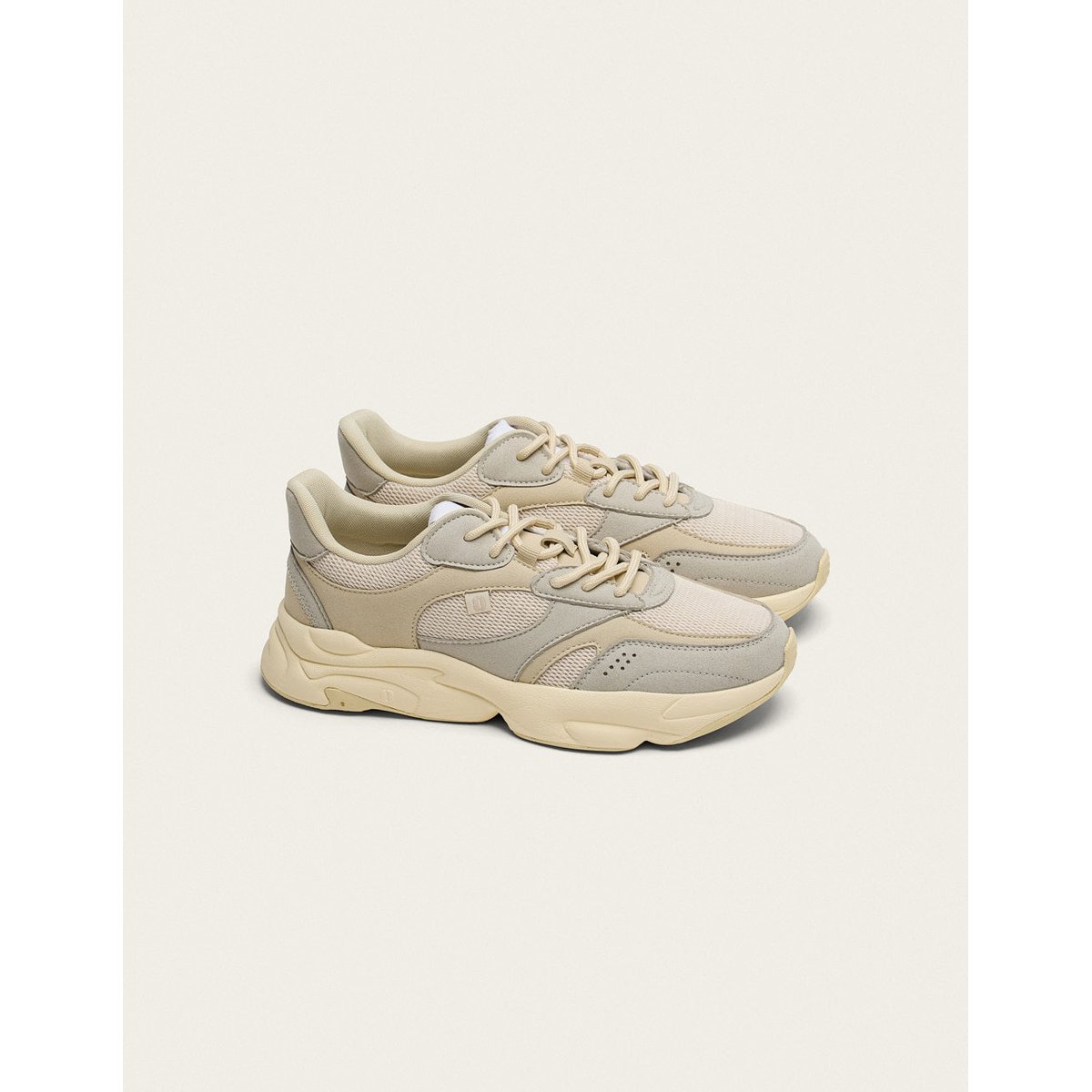 Baskets basses NATHANAELLE beige, ODAJE
