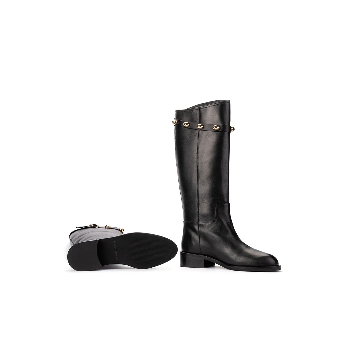 Bottes cuir Ressi black, MARTINELLI