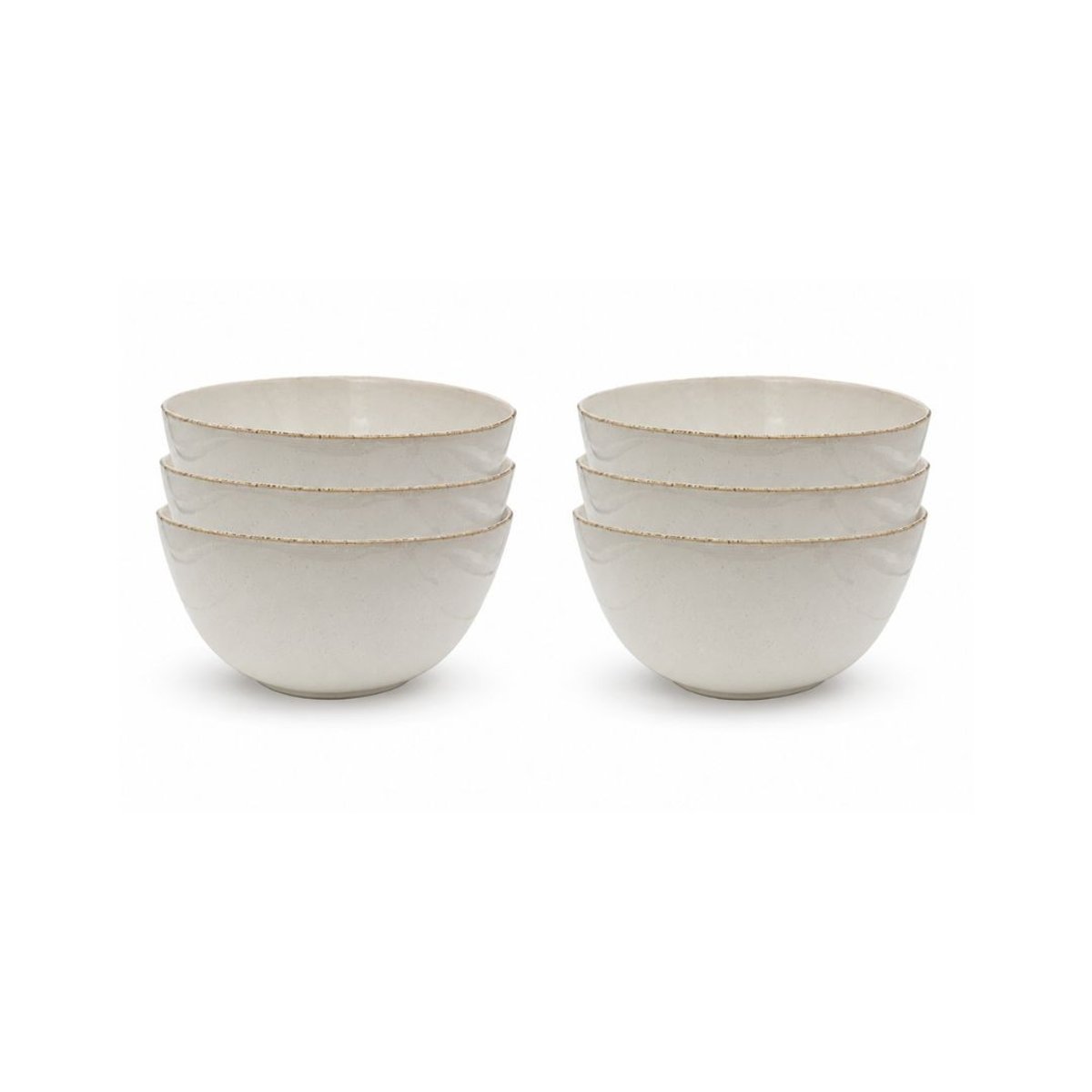 Lot de 6 petits bols, COTON beige, ARTIME